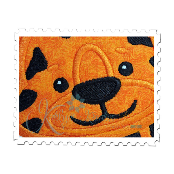 Tiger Applique Close Up