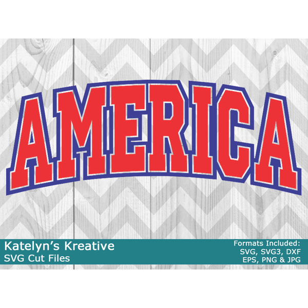 America Arched SVG