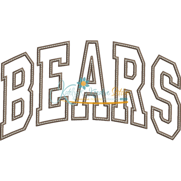 Bears Arched Applique Snap Shot