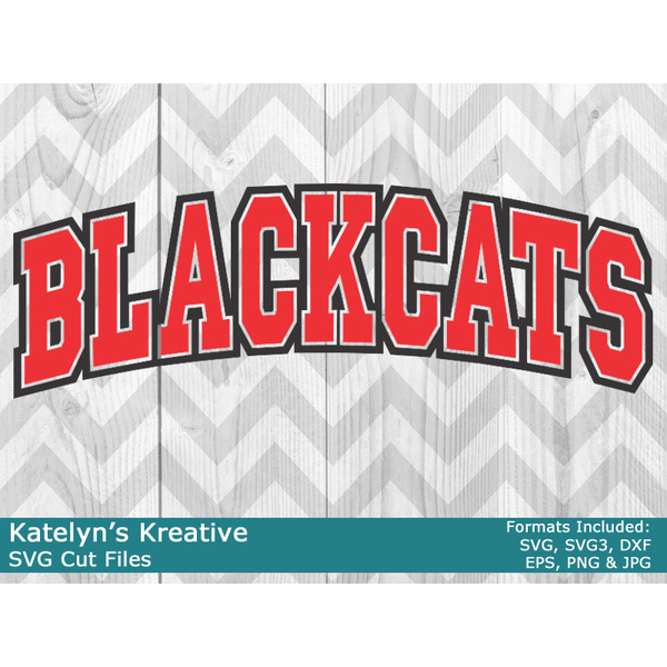Blackcats Arched SVG