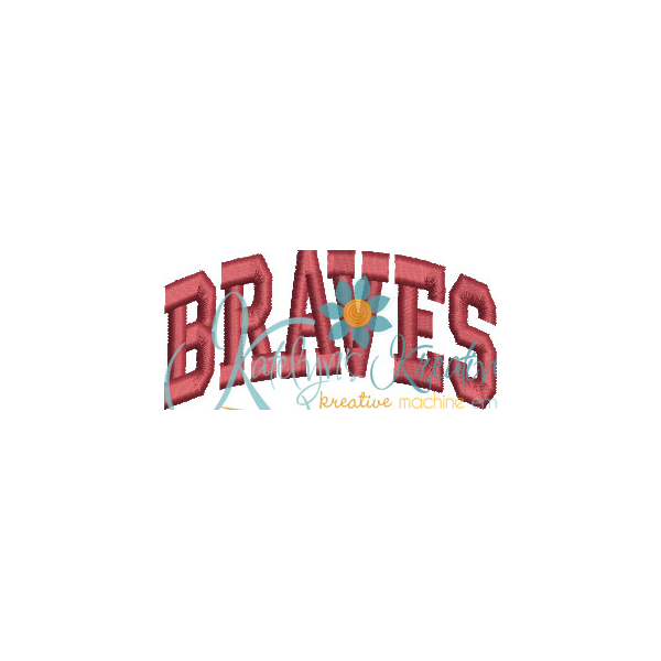 Braves Arched 4x4 Satin Snap Shot