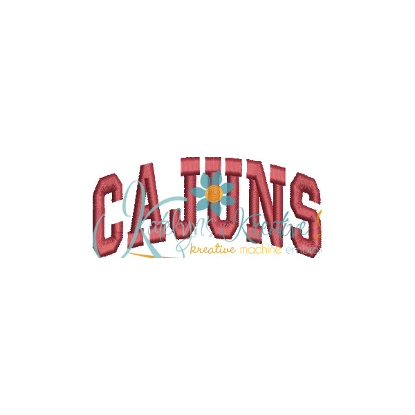 Cajuns Arched 4x4 Satin Snap Shot
