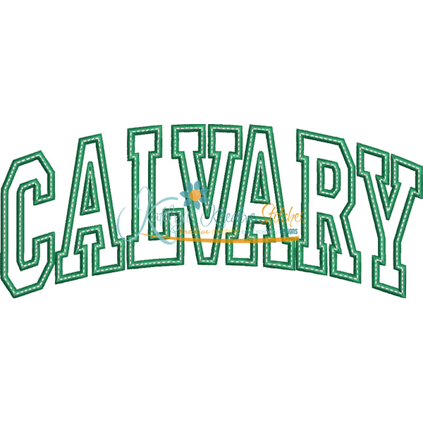 Calvary Arched Applique Snap Shot