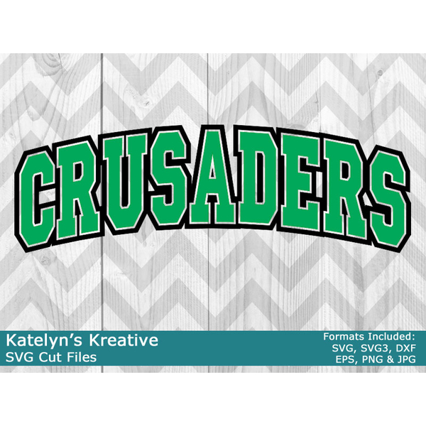 Crusaders Arched SVG