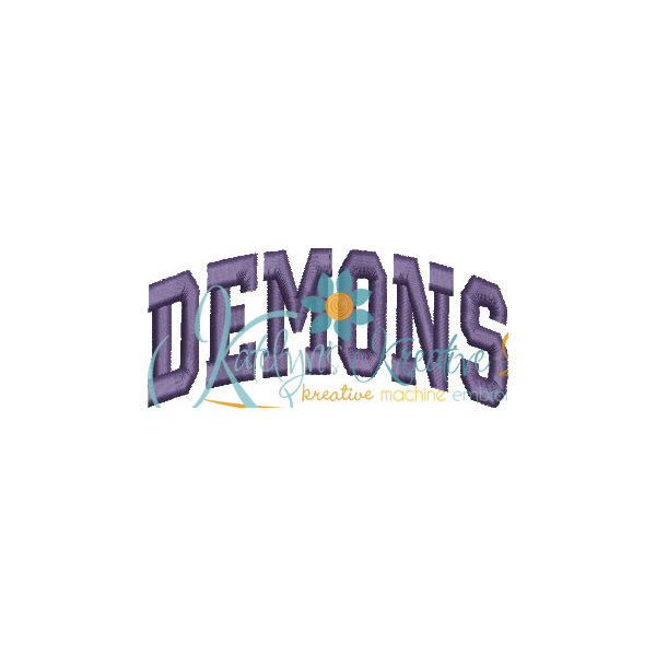 Demons Arched 4x4 Satin Snap Shot