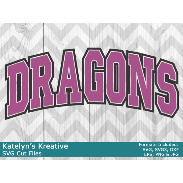 Dragons Arched SVG