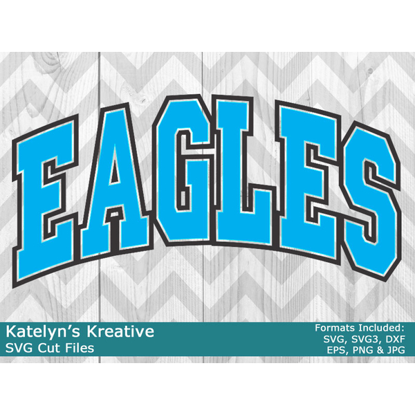 Eagles Arched SVG