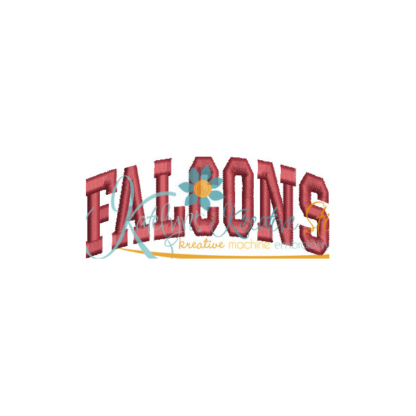 Falcons Arched 4x4 Satin Snap Shot