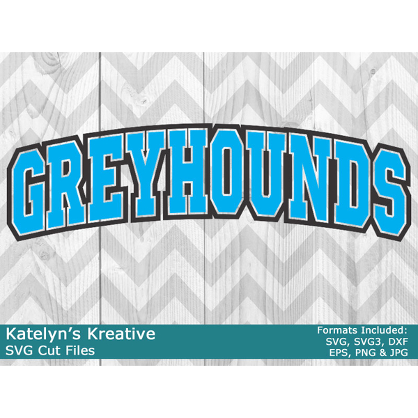 Greyhounds Arched SVG