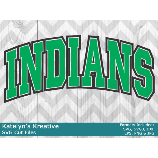 Indians Arched SVG
