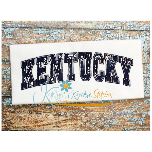 Kentucky Arched Embroidery