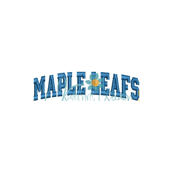 Maple Leafs Arched 4x4 Satin Snap Shot