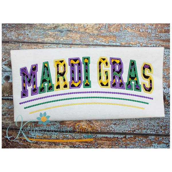 Mardi Gras Arched (8x14 shown)
