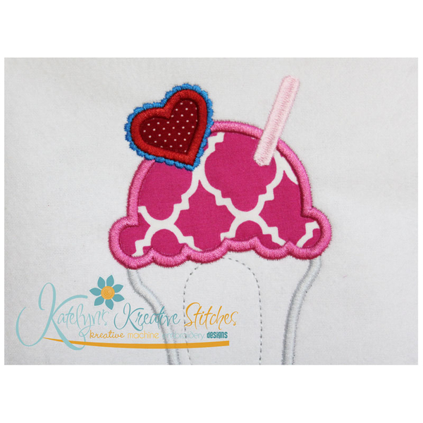 Milkshake Applique Close Up