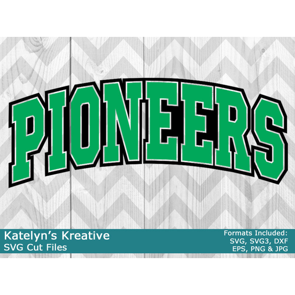 Pioneers Arched SVG