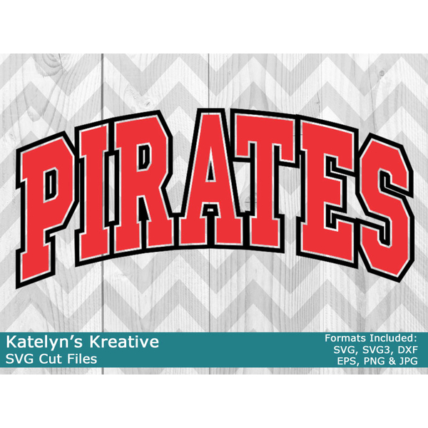 Pirates Arched SVG