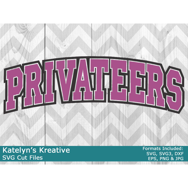 Privateers Arched SVG