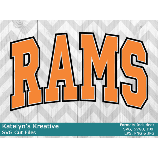 Rams Arched SVG