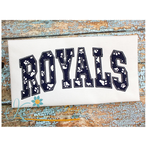 Royals Arched Applique