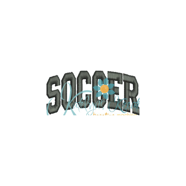 Soccer Arched 4x4 Satin Snap Shot