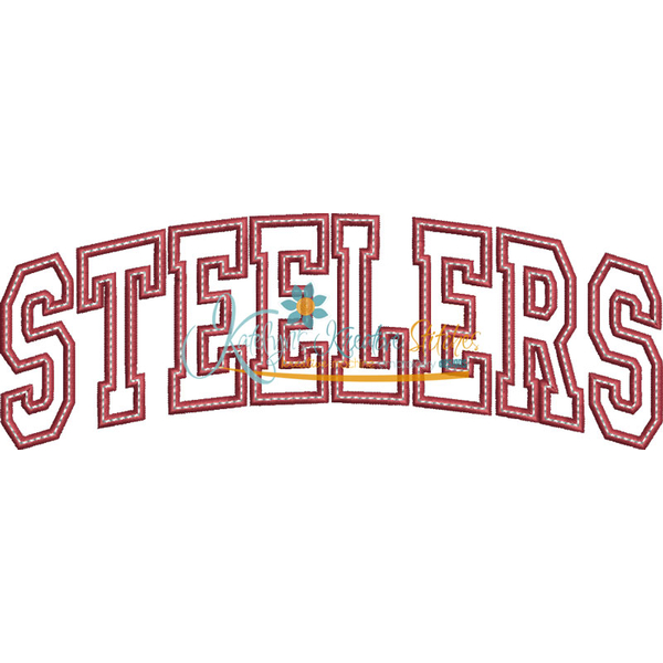 Steelers Arched Applique Snap Shot