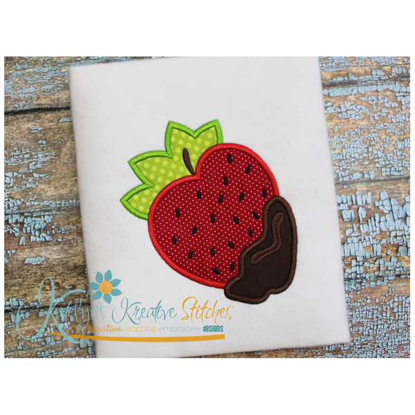 Strawberry Dipped Applique