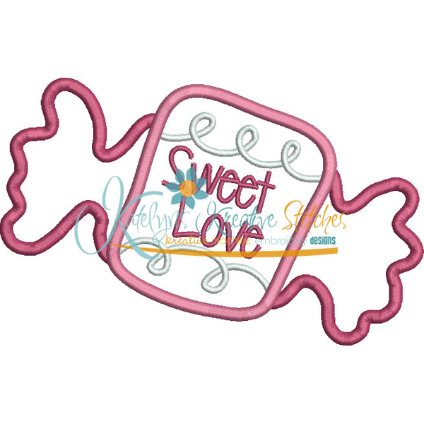 Sweet Love Wrapper Applique Snap Shot