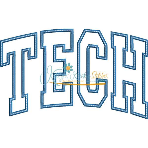 Tech Arched Applique Snap Shot