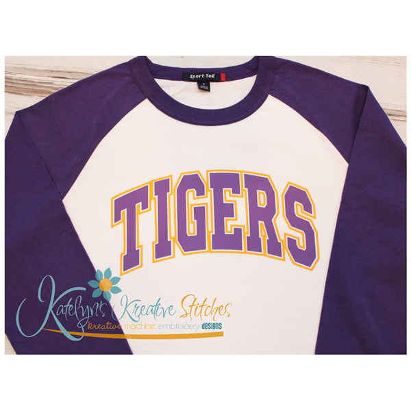 Tigers Arched SVG Files