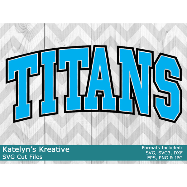 Titans Arched SVG