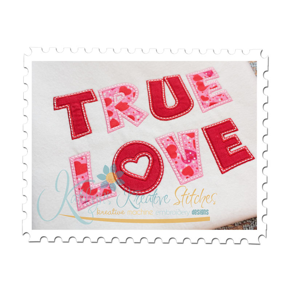 True Love Applique