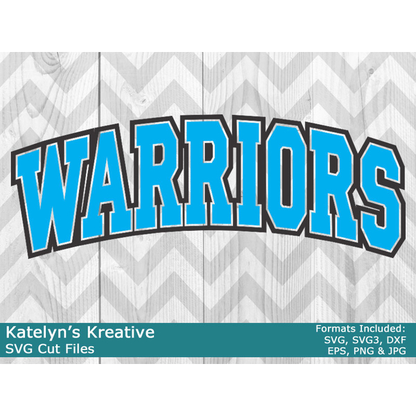 Warriors Arched SVG