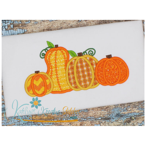 Pumpkin Patch Applique