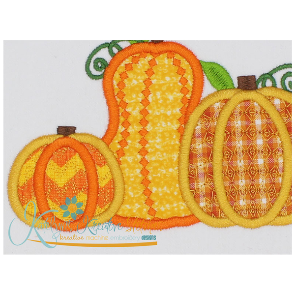 Pumpkin Patch Applique