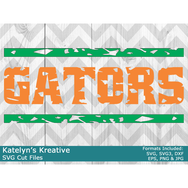 Gators Distressed SVG Files