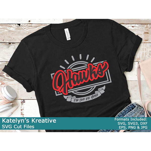 Hawks Script Rectangle SVG Files