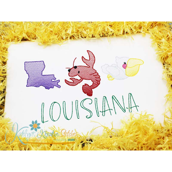 Louisiana Trio Sketch 1