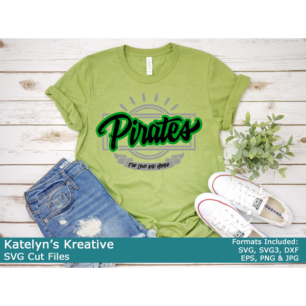 Pirates Script Rectangle SVG Files