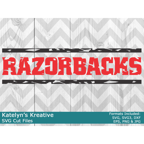 Razorbacks Distressed SVG Files