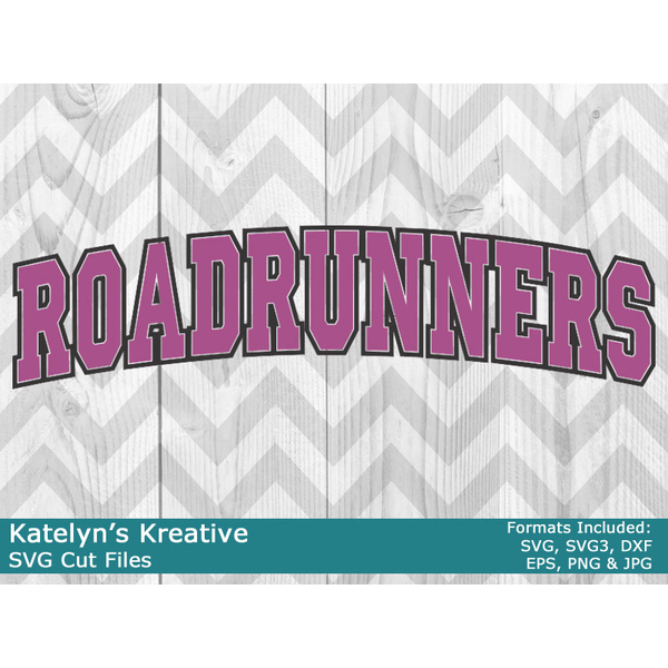 Roadrunners Arched SVG