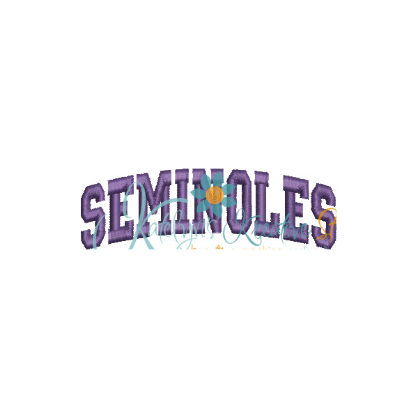 Seminoles Arched 4x4 Satin Snap Shot