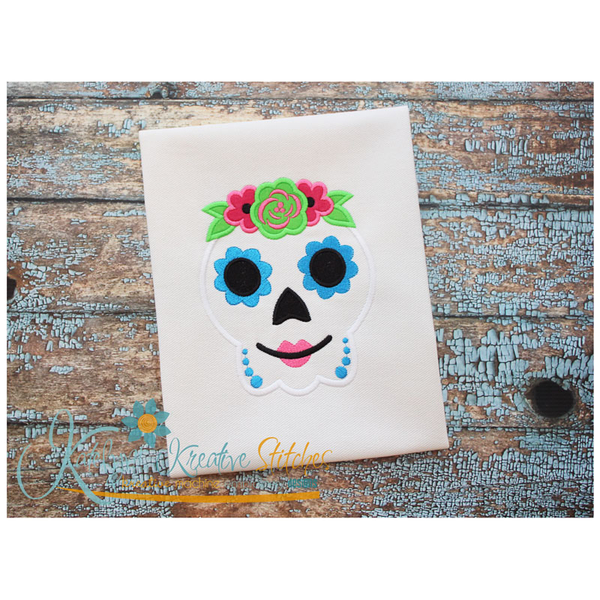Sugar Skull 3 Applique