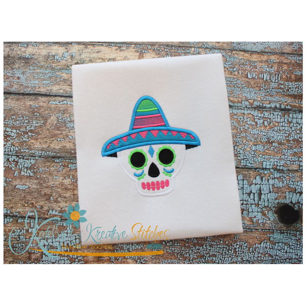 Sugar Skull 5 Applique