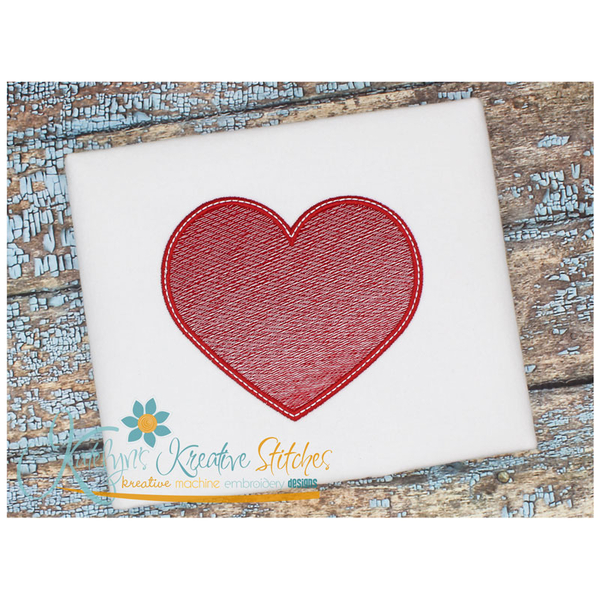 Valentine Heart Applique - FREE