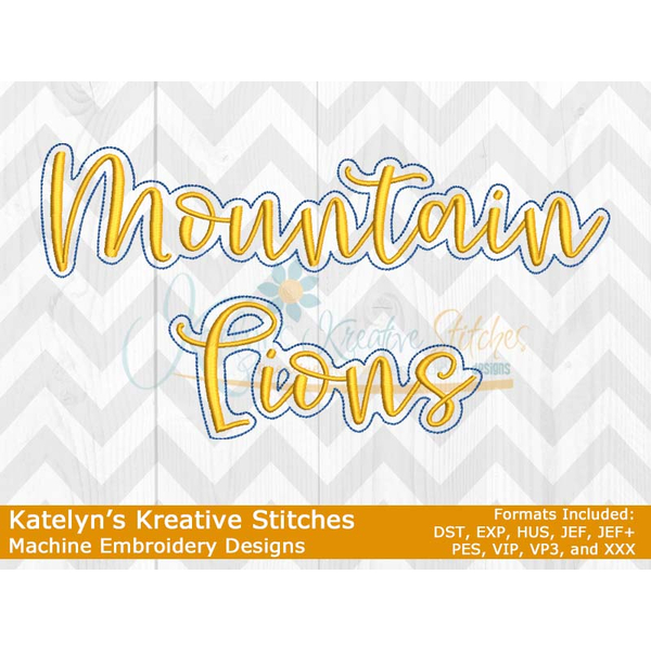 Mountain Lions Script (2022 Series), 2 image