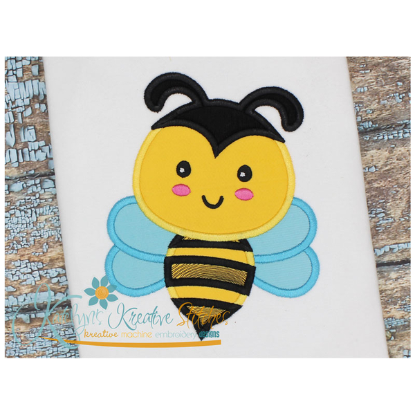 Spring Mom Bee Applique - FREE