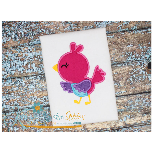 Spring Mom Bird Applique