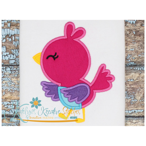 Spring Mom Bird Applique, 2 image