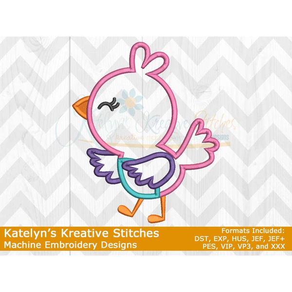 Spring Mom Bird Applique, 3 image