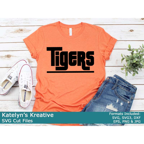 Tigers Block SVG Files